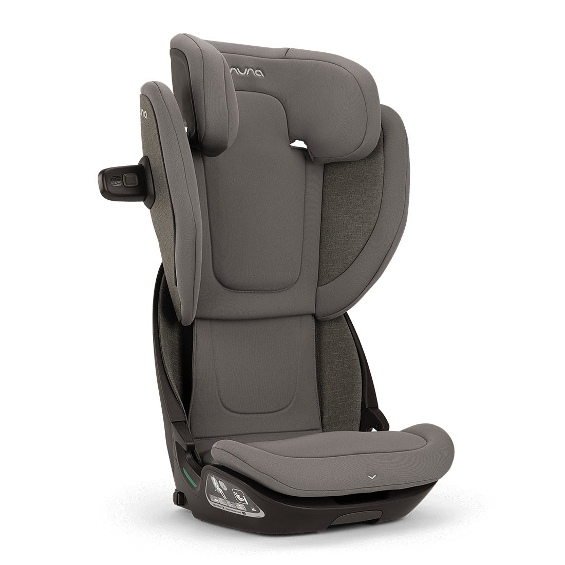 Nuna Aace Lx car seat capsule in Thunder Front View