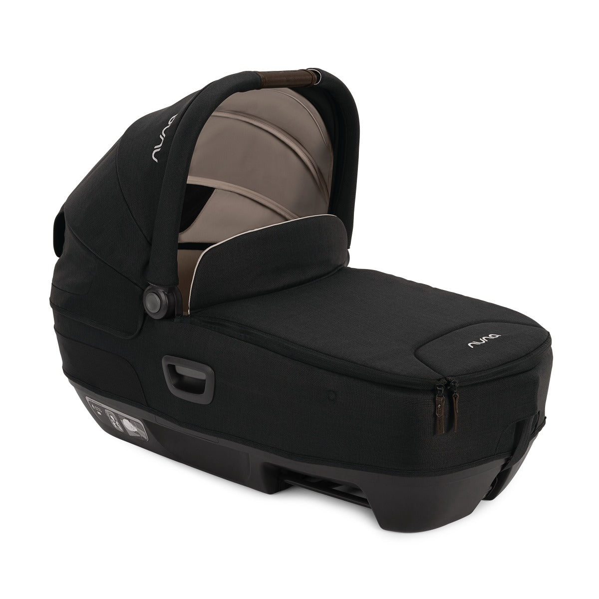 Nuna Cari Next car seat capsule in caviar
