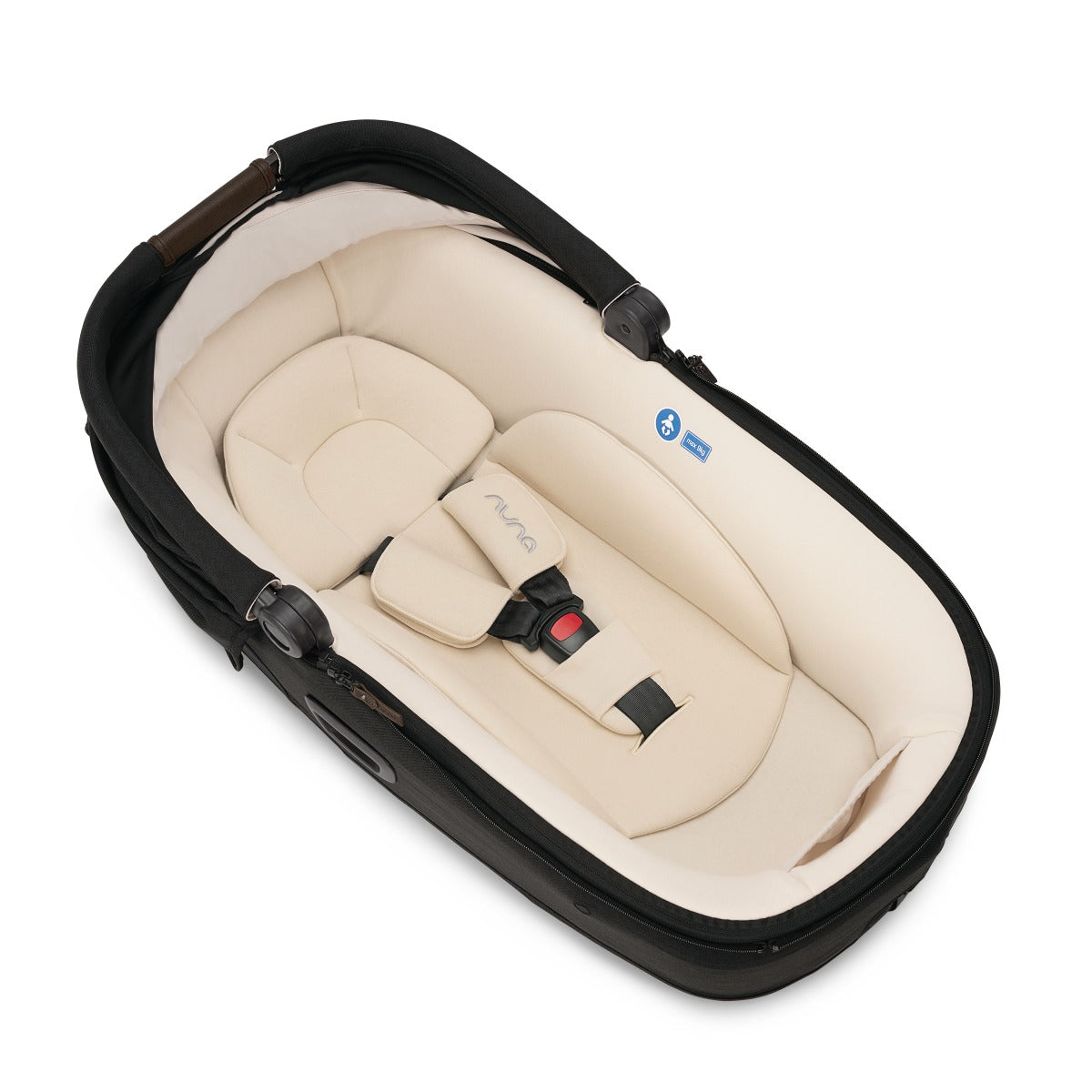 Nuna Cari Next car seat capsule in caviar