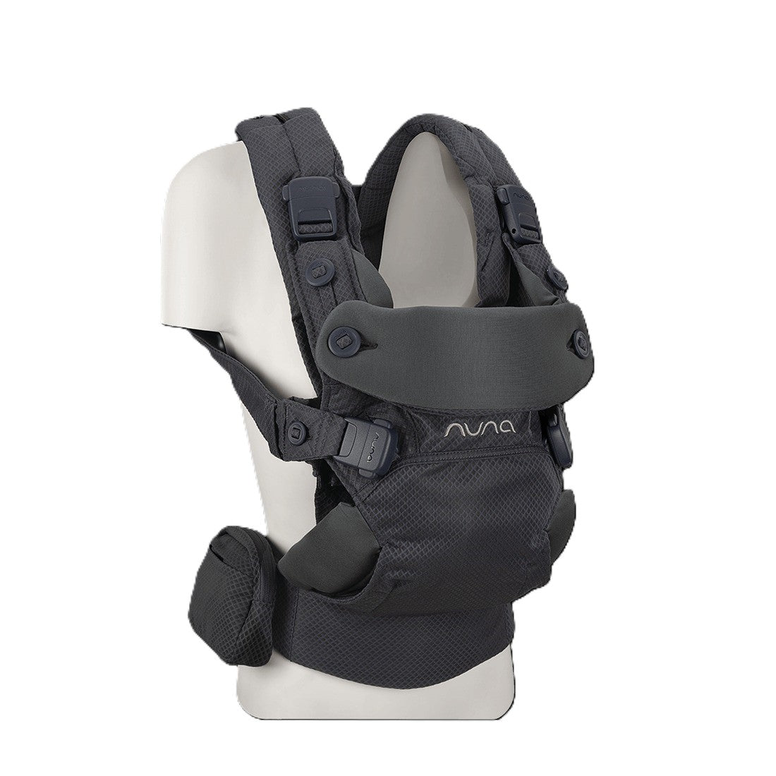 Nuna Cudl Clikk baby carrier in denim