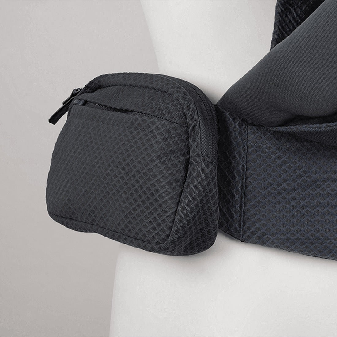 Nuna Cudl Clikk pouch baby carrier in denim