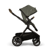 Demi Next pushchair front view in Pine Colour from Nuna recline position:image,small_image,thumbnail,swatch_image