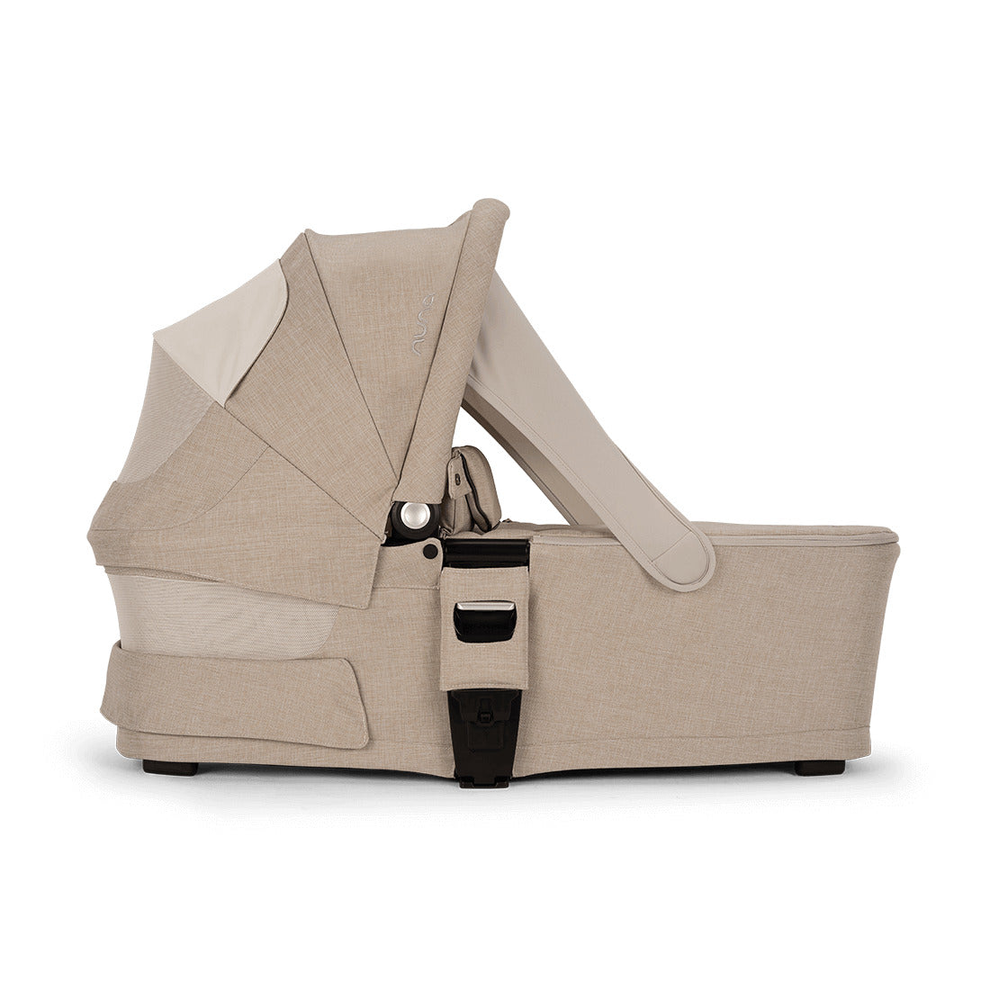 Carry Cot from Nuna with sun cover side view