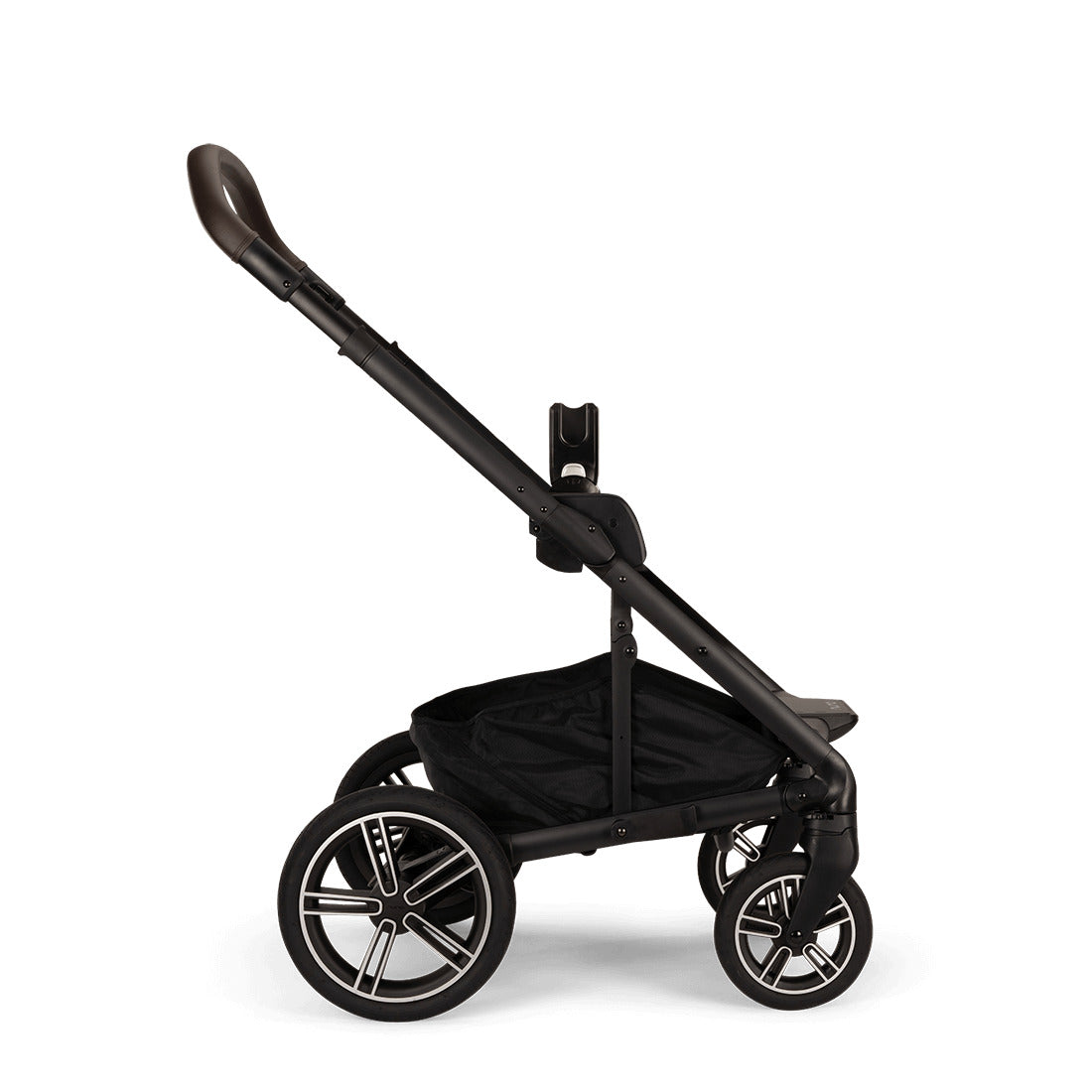 Mixx Next Stroller in Cedar Frame with chocolate handle