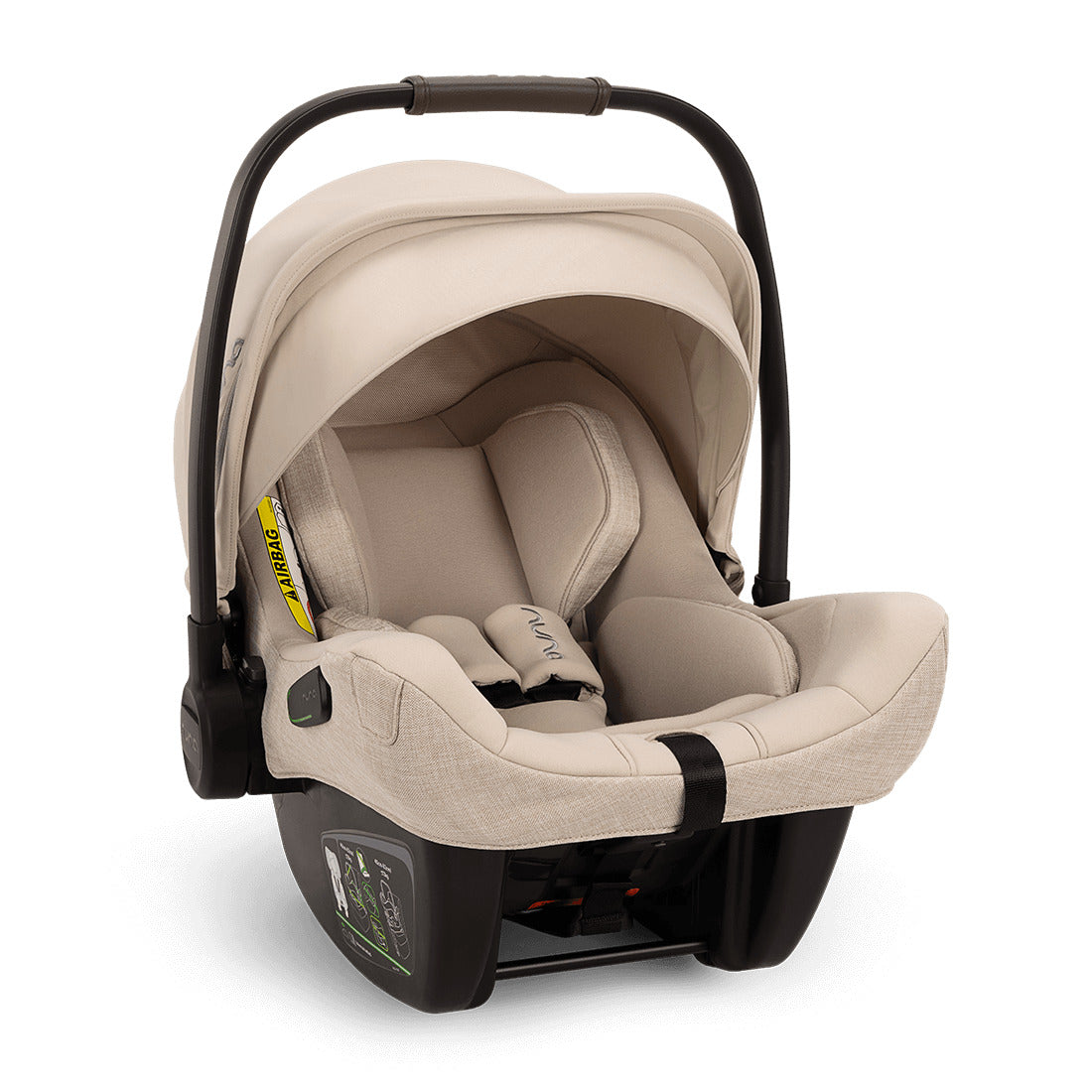 Nuna Pipa Next Capsule in biscotti color front view:image,small_image,thumbnail,swatch_image