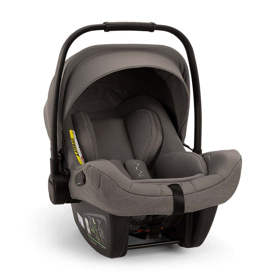 Pipa Next infant capsule in granite color with blank handle:image,small_image,thumbnail,swatch_image