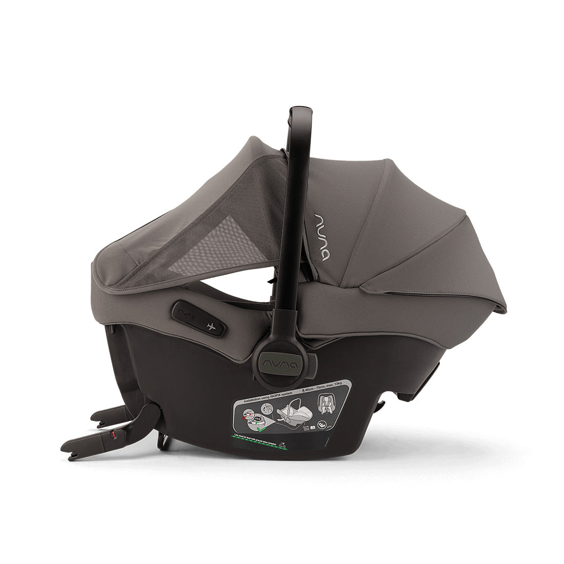 Pipa Urbn EU Version in Granite by Nuna side view