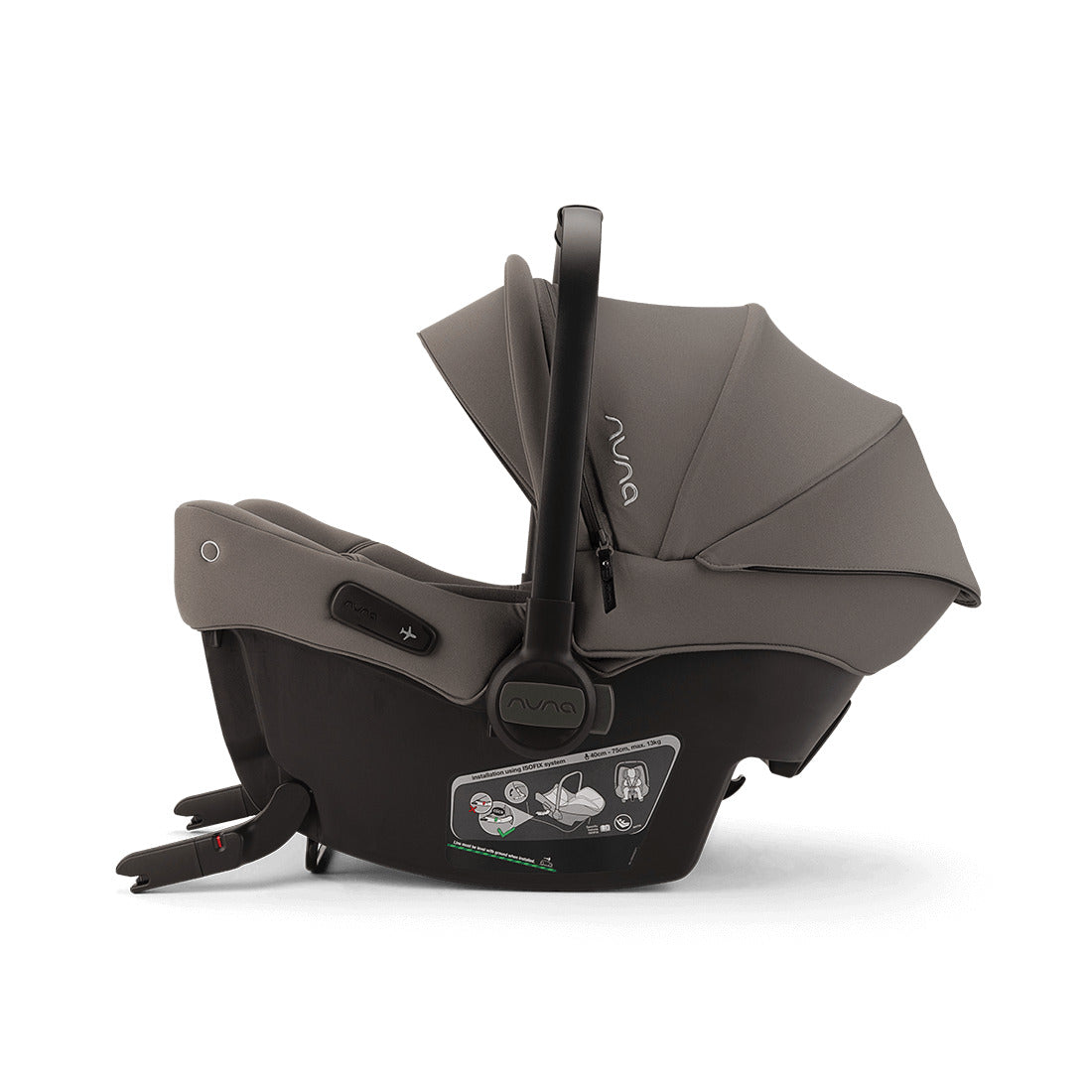 Pipa Urbn EU Version in Granite by Nuna side