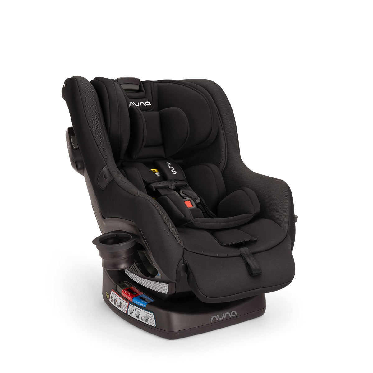 Nuna Rava car seat side view with all season fabric