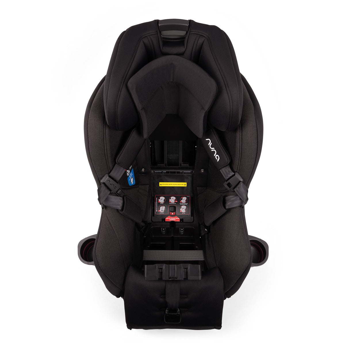Nuna Rava car seat rear view with all season fabric