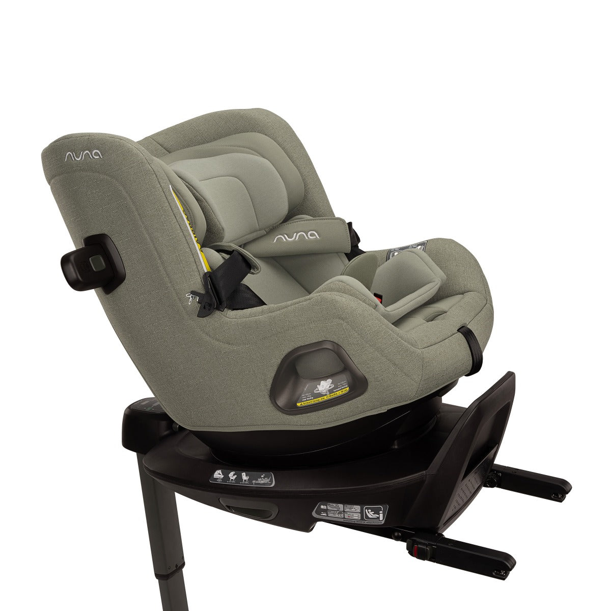 Todl Next car seat in Pine Colour on a base