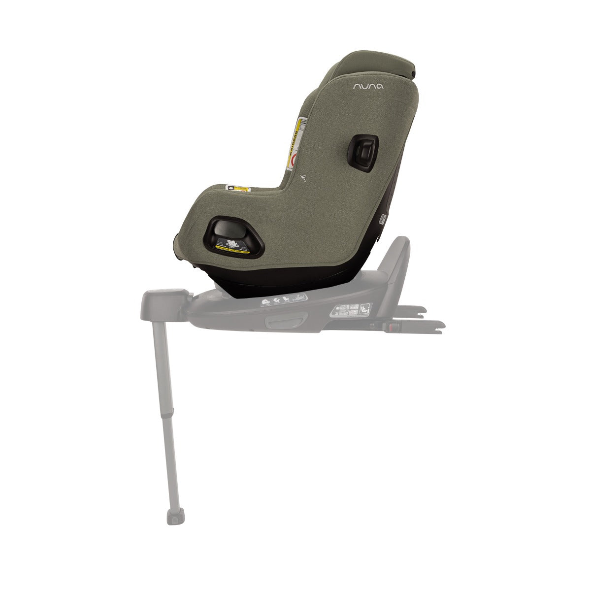Todl Next car seat in Pine Colour on a base next