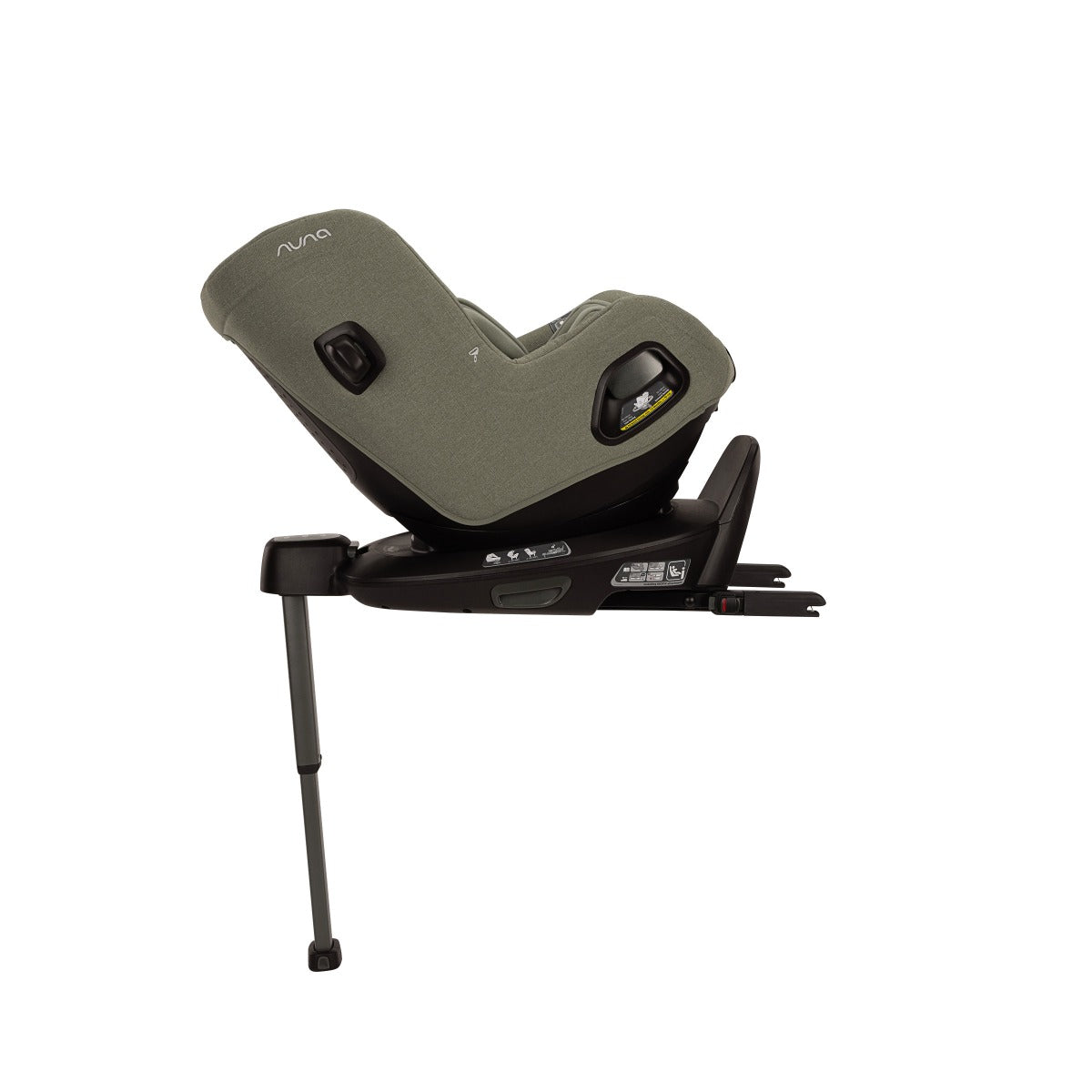 Todl Next car seat in Pine Colour on a base next reclined position