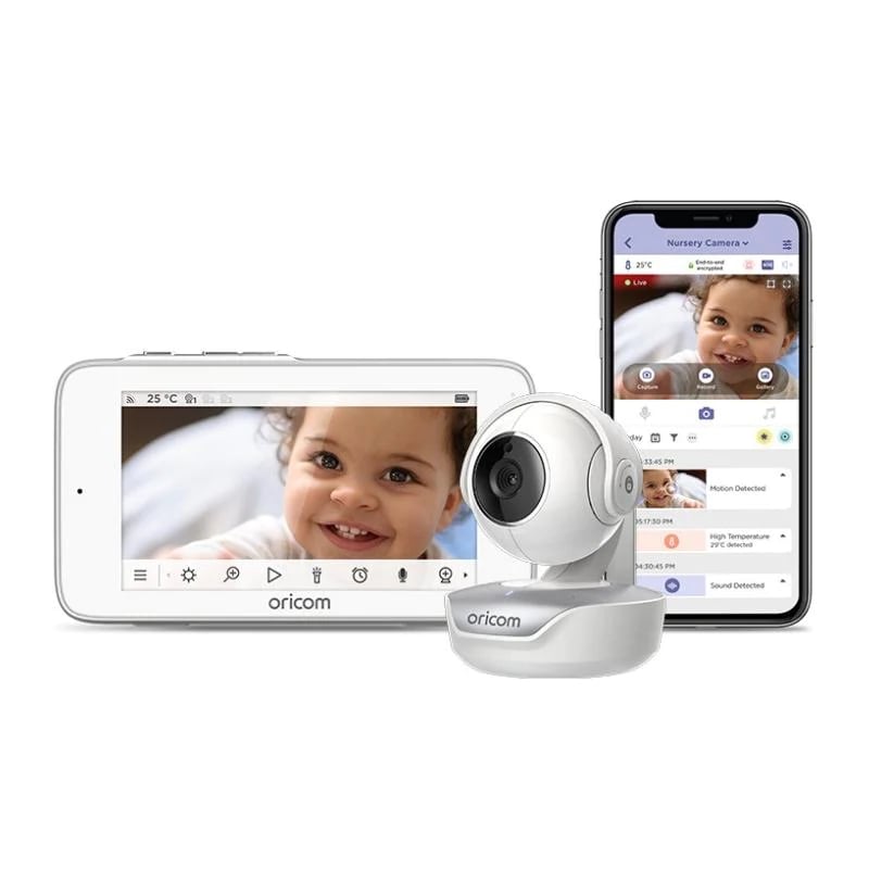 Oricom 5" Smart HD Touchscreen Premium Baby Monitor:image,small_image,thumbnail,swatch_image