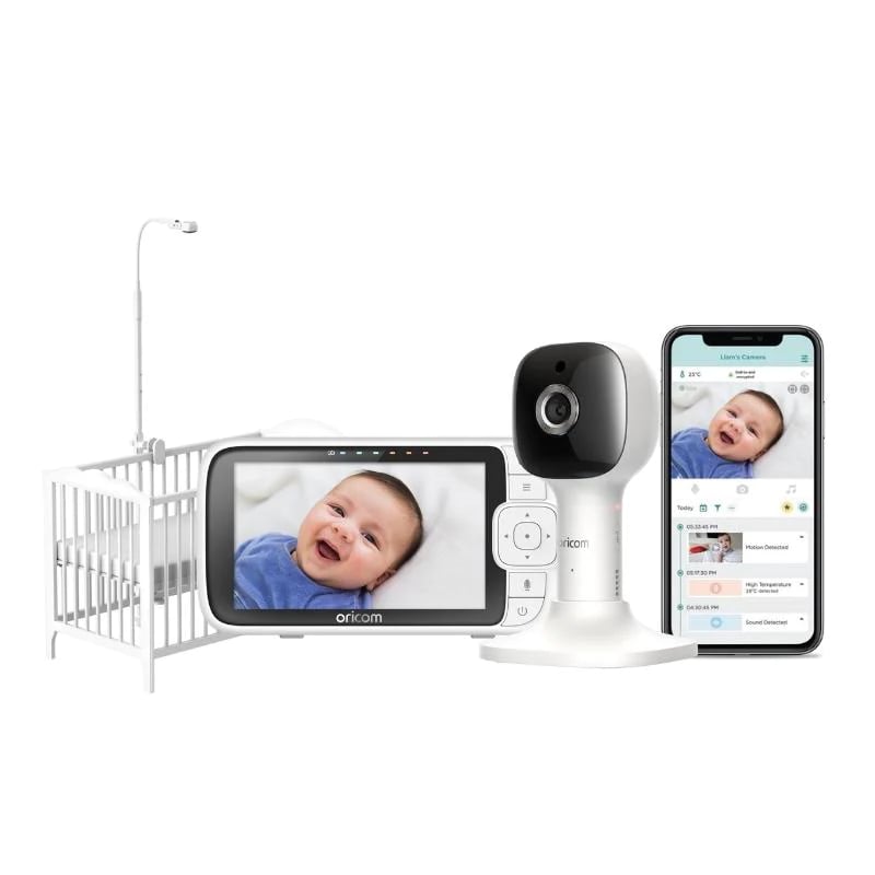Oricom 5" Smart HD Baby Monitor with Cot Stand:image,small_image,thumbnail,swatch_image