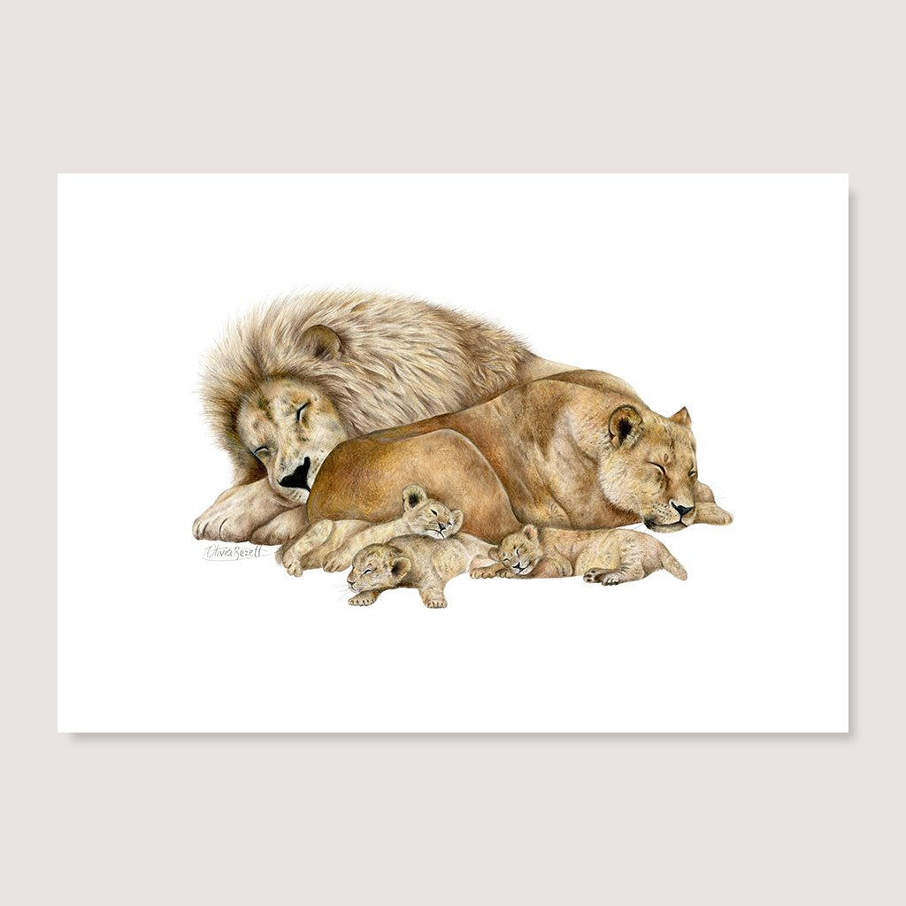 Olivia Bezett Artist The Lion Sleeps Tonight Print:image,small_image,thumbnail