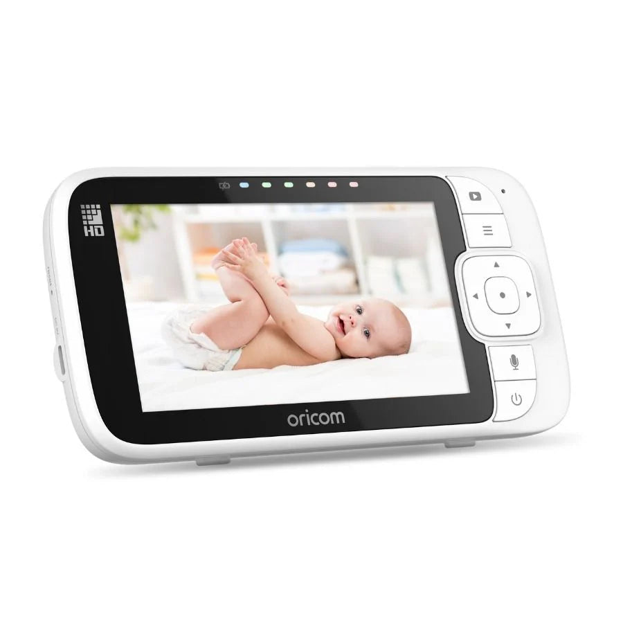 Oricom 5" Smart HD Nursery Pal Glow + Baby Monitor