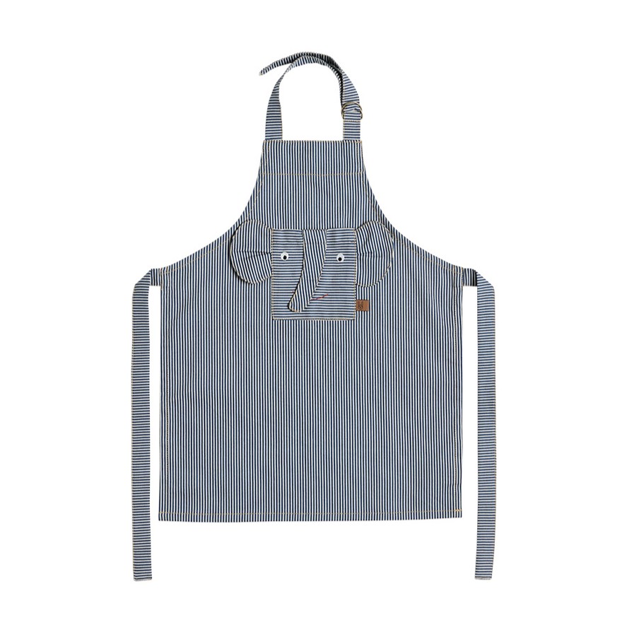 Striped denim elephant apron :image,small_image,thumbnail,swatch_image