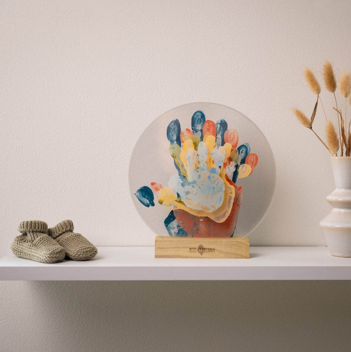 Petit Artichaut family hand imprint
