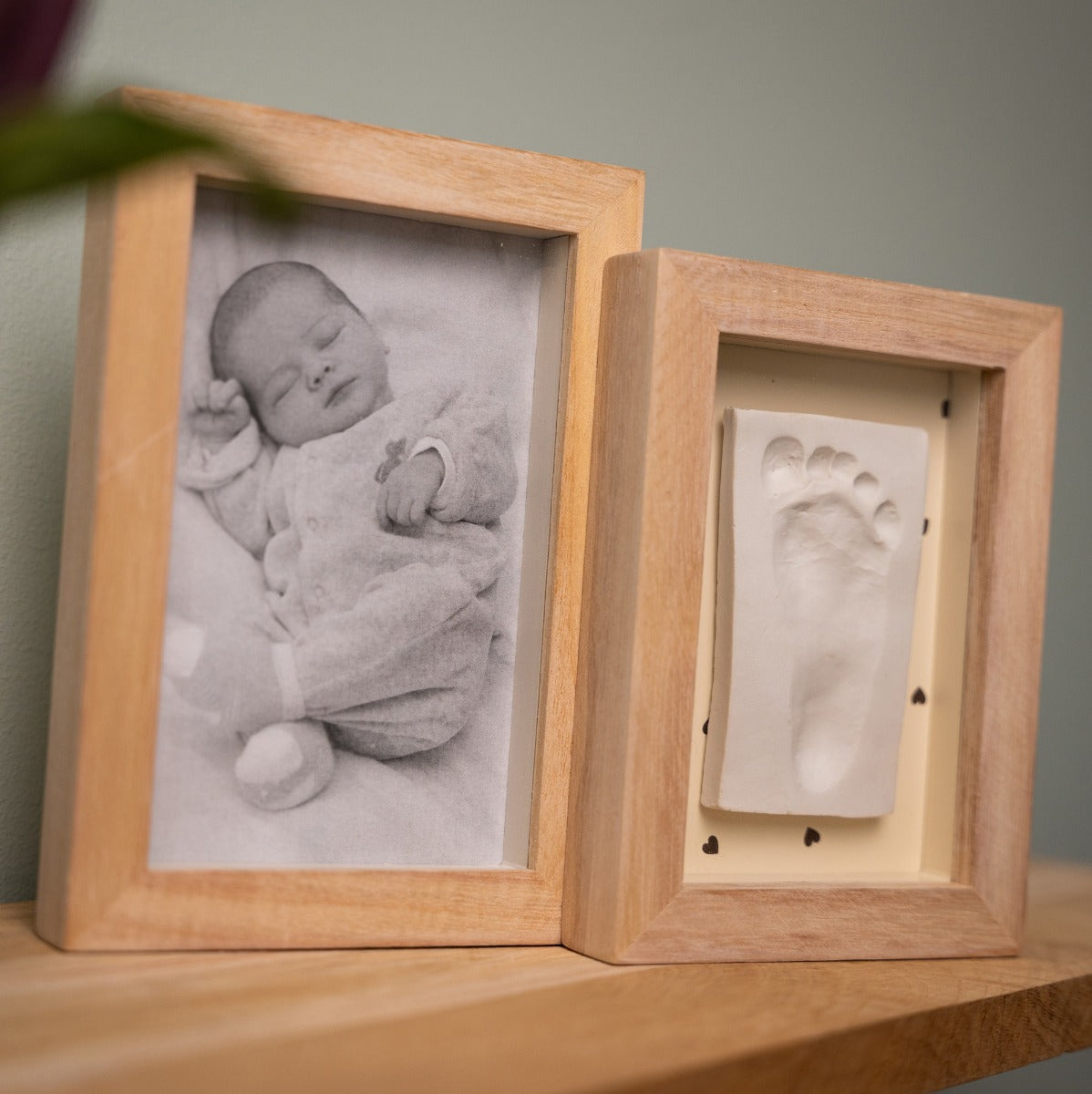 Petit Artichaut 2 frames baby imprint keepsake