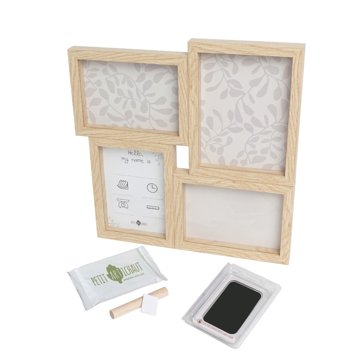 Petit Artichaut 4 wooden memory frames
