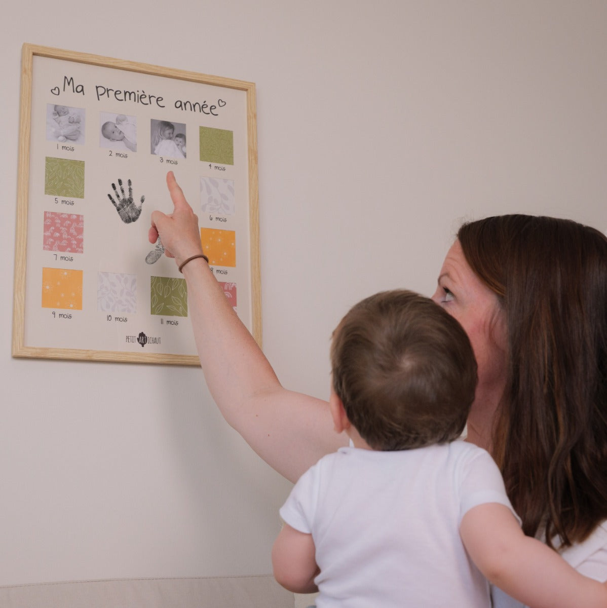 Baby one year memory photos frame