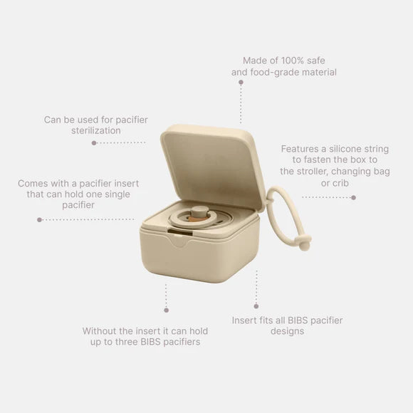 Detained information on Pacifier Box from Bibs