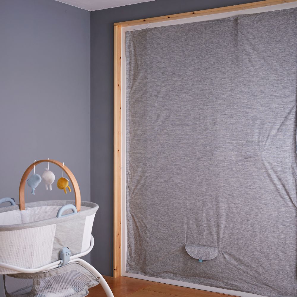 Purflo Total Eclipse Portable Blackout Blind lifestyle shot