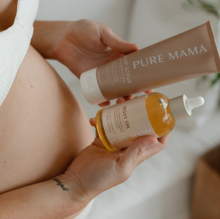 Pregnancy Care Set oil and bump scrub
