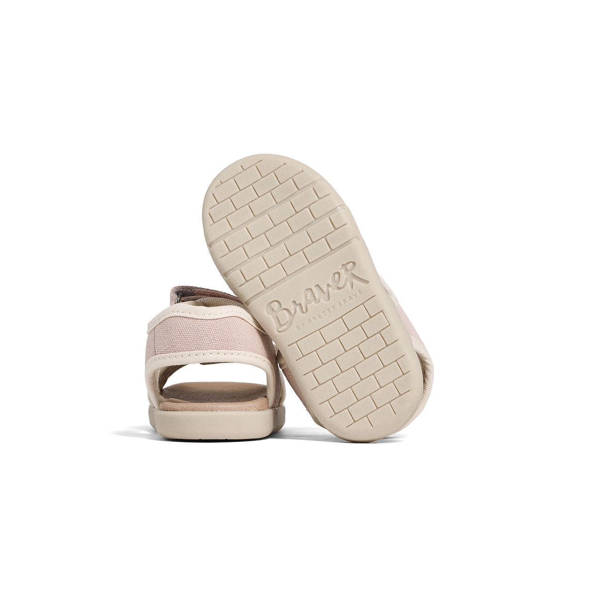 Pretty Brave 1st Walker Play Sandal in Blush  back view