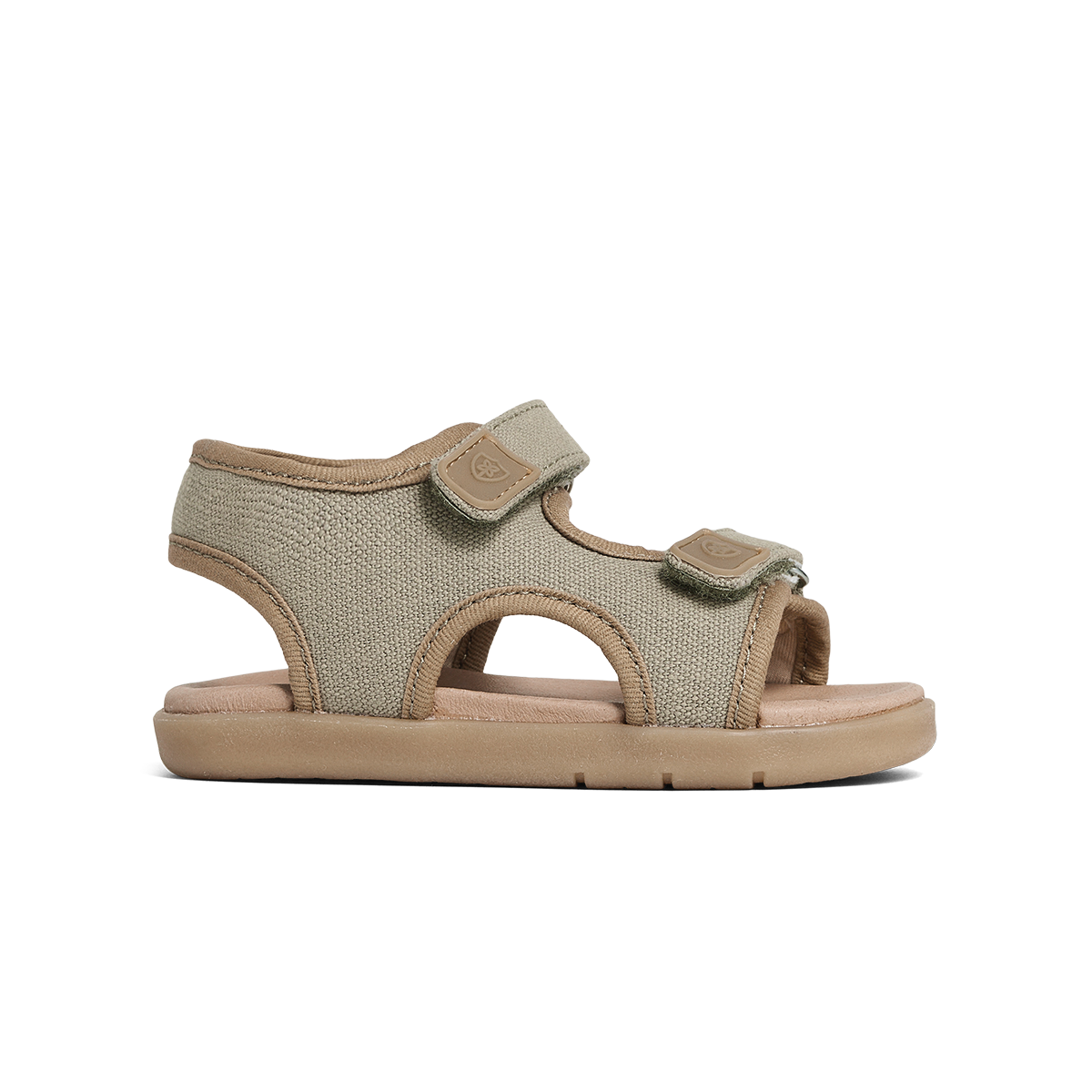 Pretty Brave 1st walker Play Sandal in khaki Side view