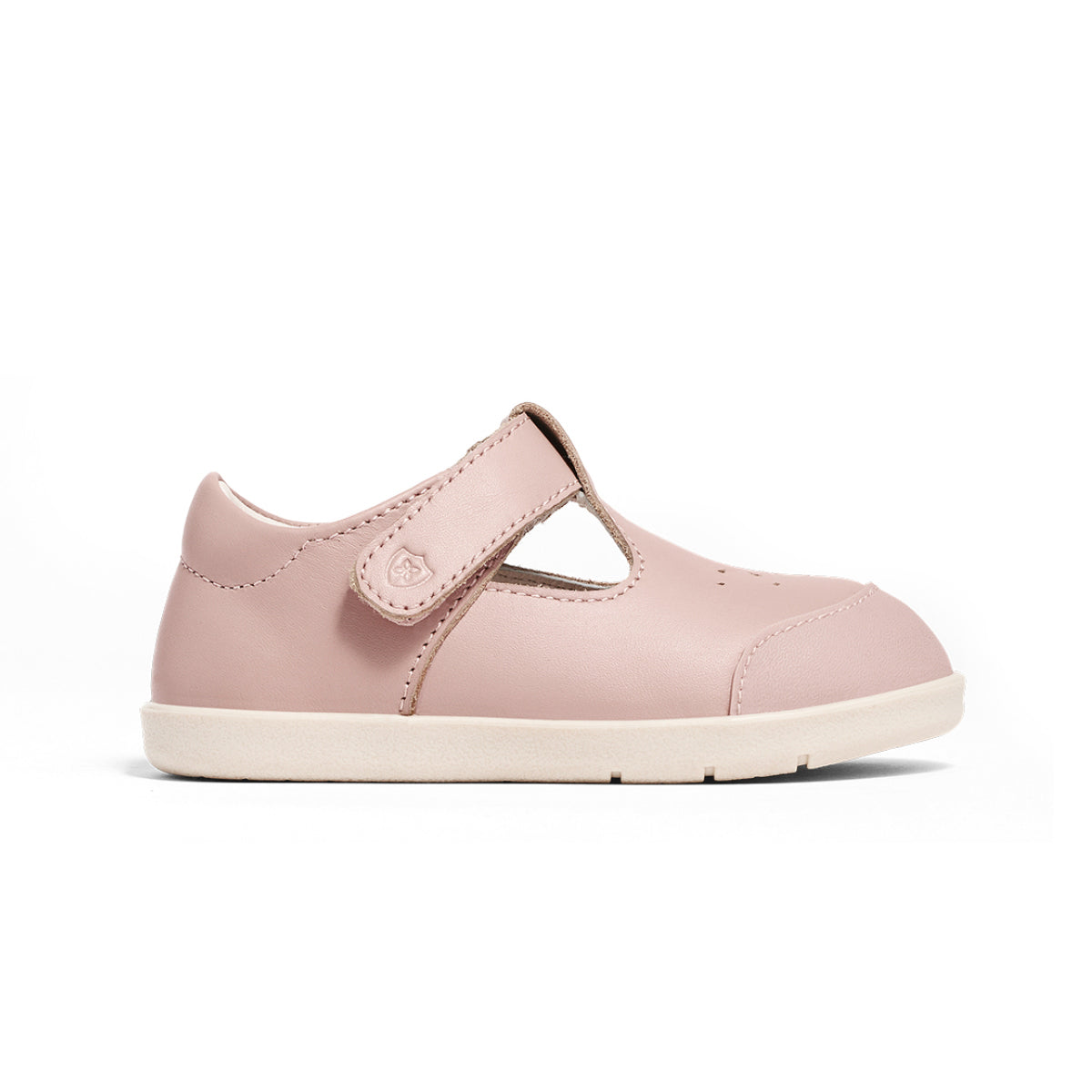 baby girl shoes in blush side view