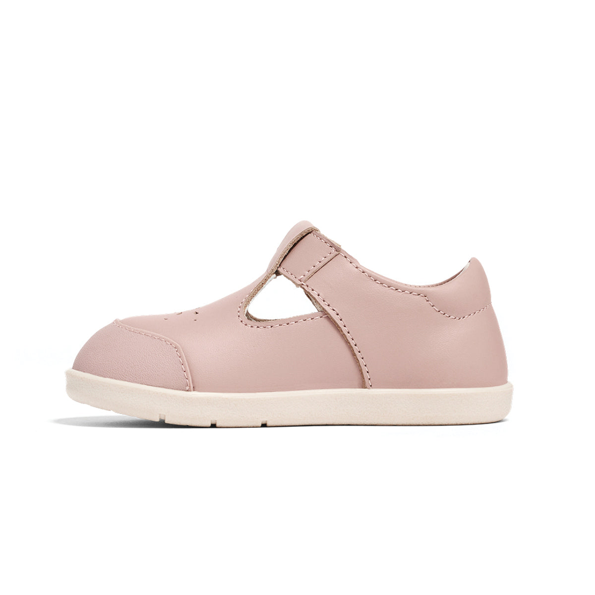 baby girl shoes in blush side view