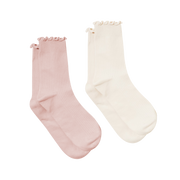 Pretty Brave Ruffle Socks in blush/stone:image,small_image,thumbnail