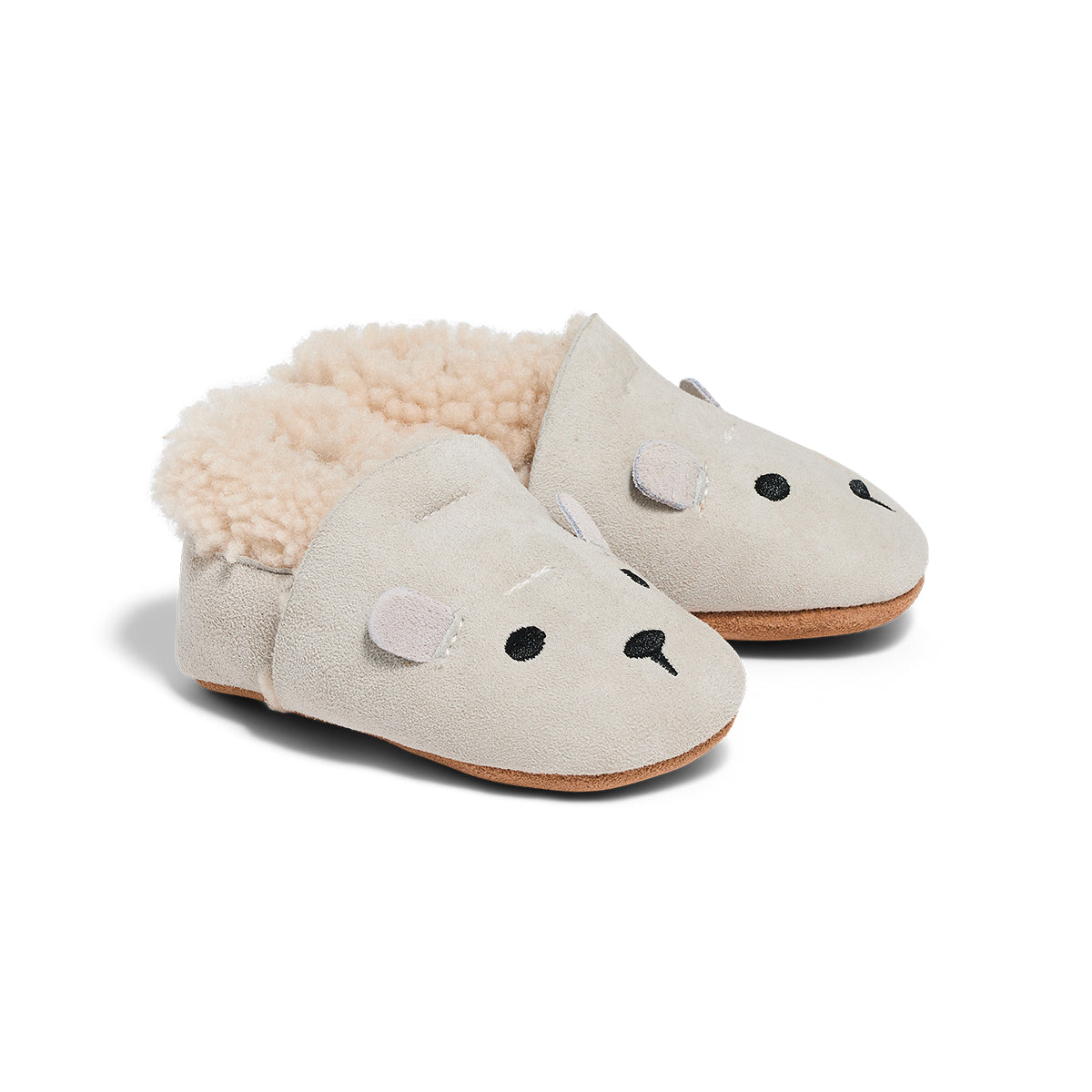 cosy fur baby shoes