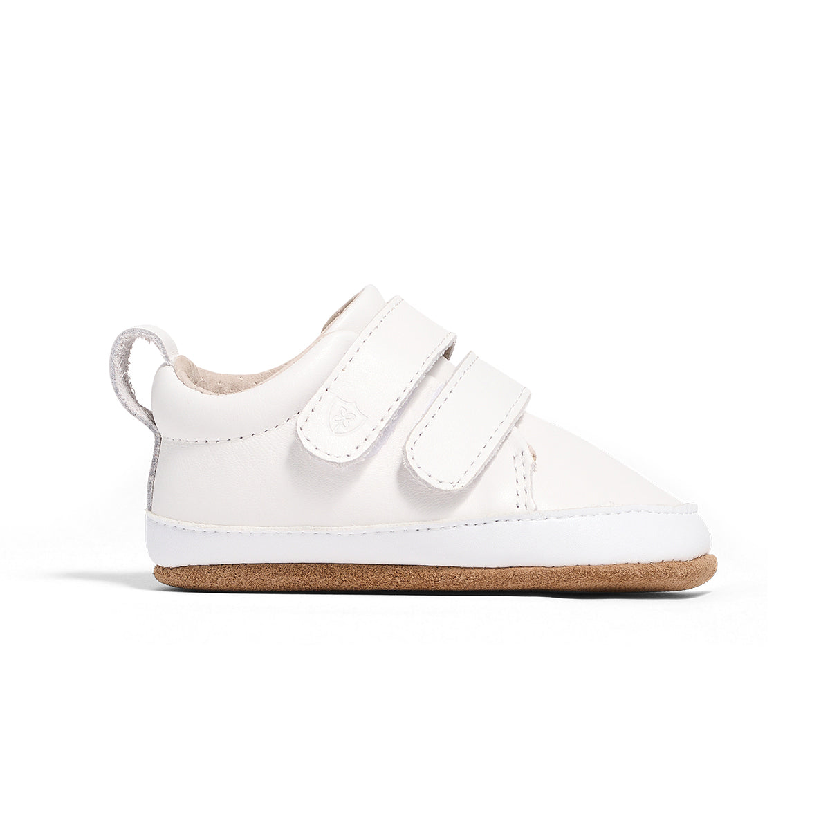leather shoes for babies in white