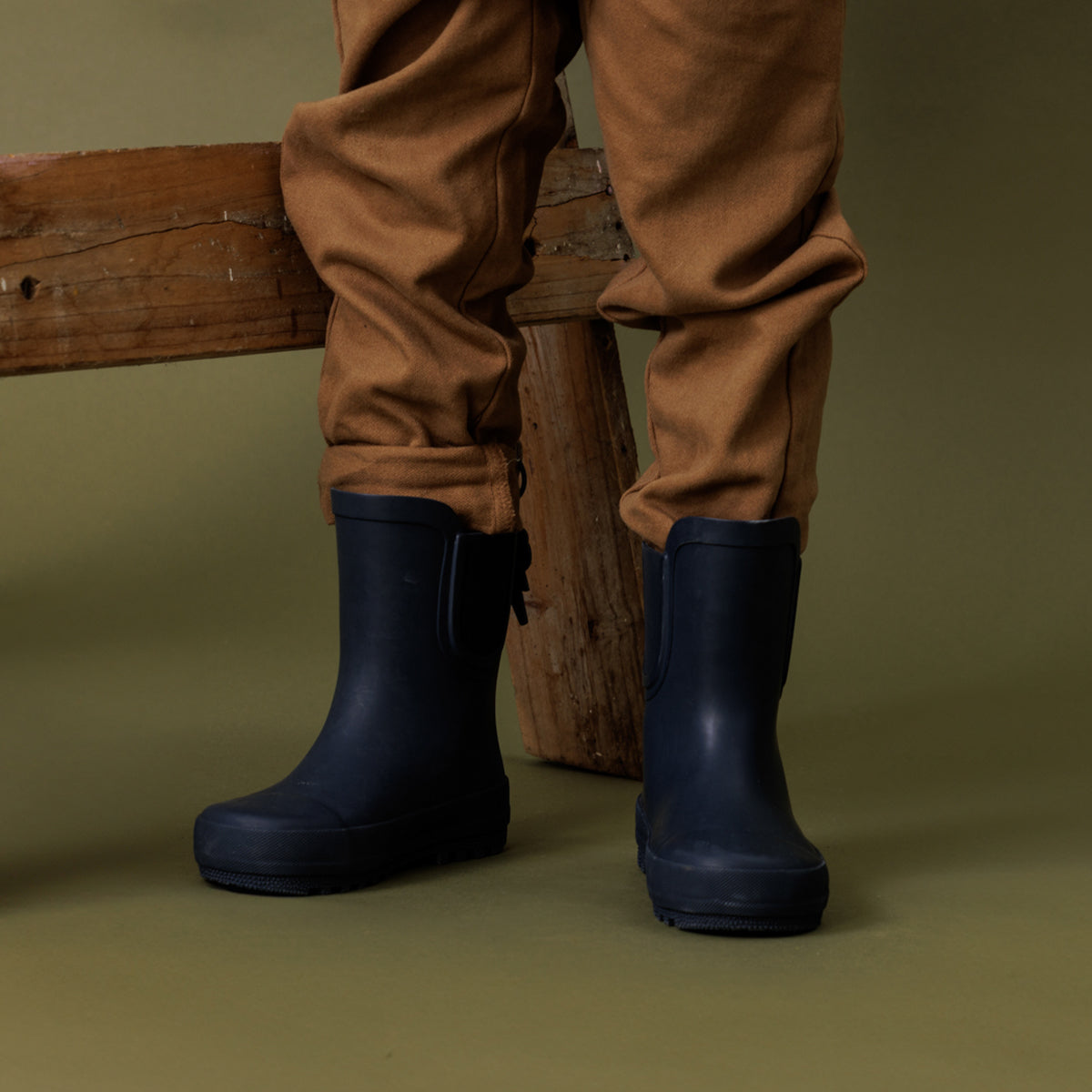 Rubber rain boots for kids