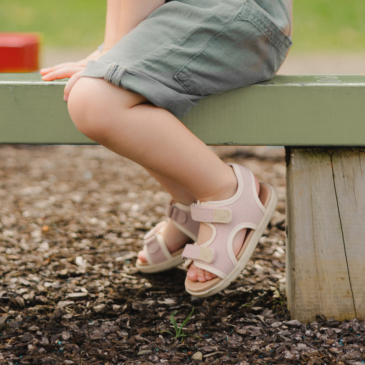 Baby wearing pretty brave high grip sandal