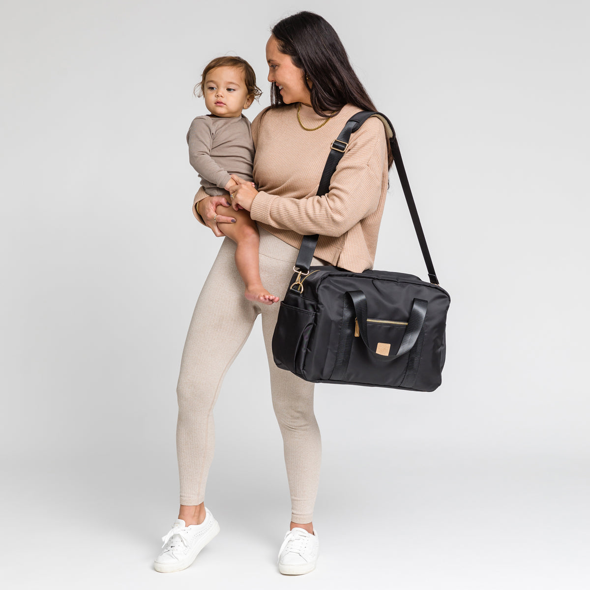 Pretty Brave Stella Baby Bag Black