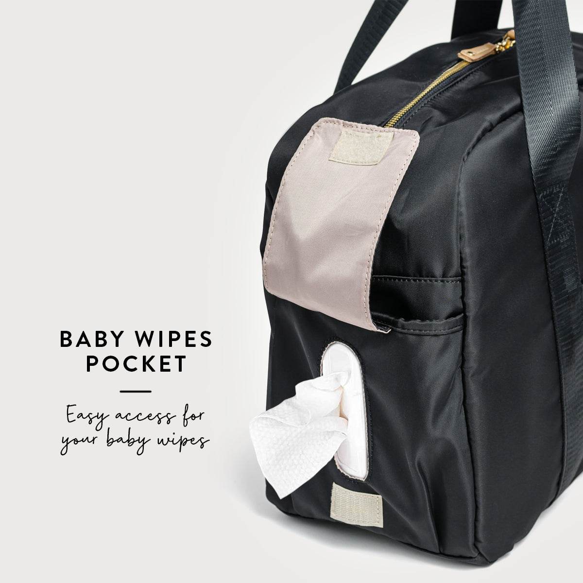 Pretty Brave Stella Baby Bag Black