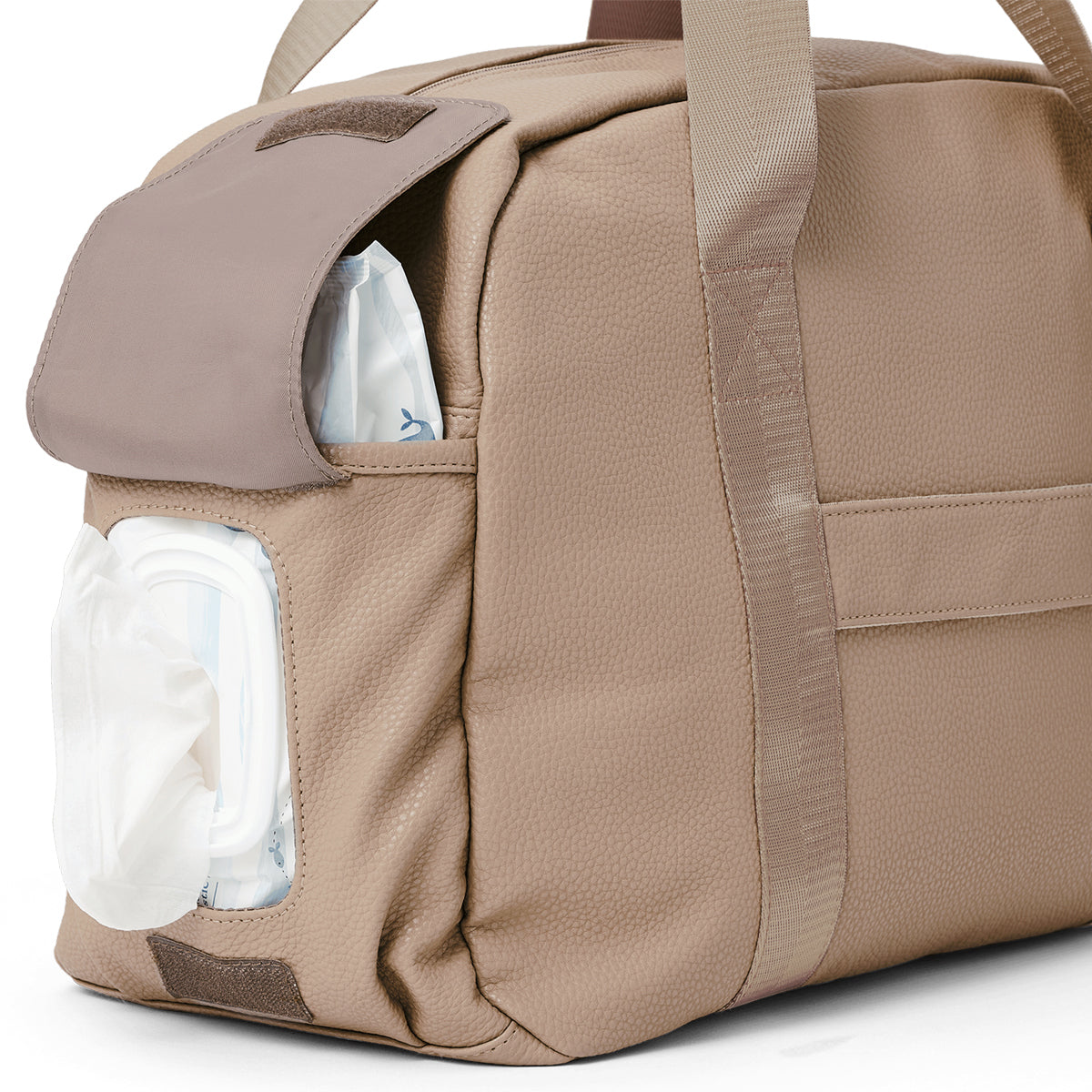 Natural Pebble Pretty Brave Stella Diaper Bag