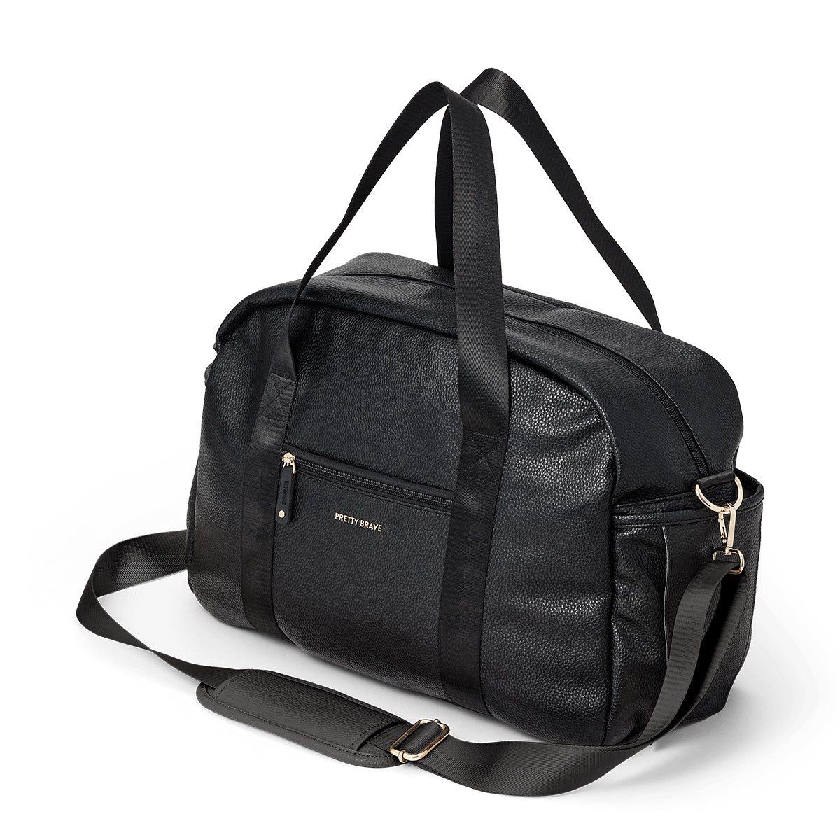Black Pebble Pretty Brave Stella Diaper Bag:image,small_image,thumbnail,swatch_image