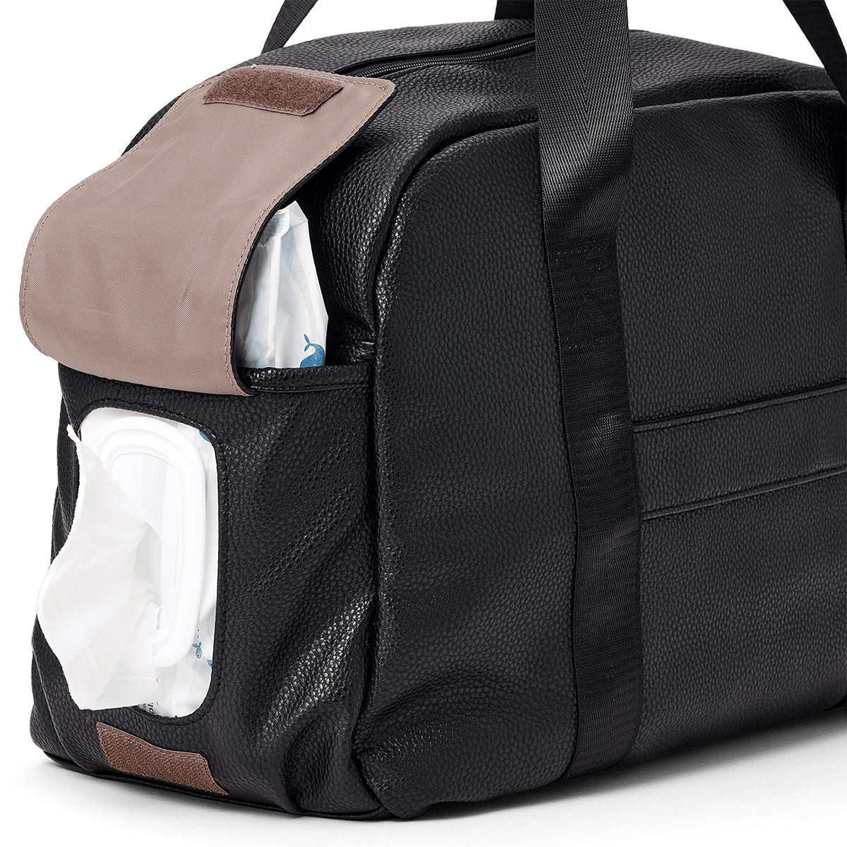 Black Pebble Pretty Brave Stella Diaper Bag