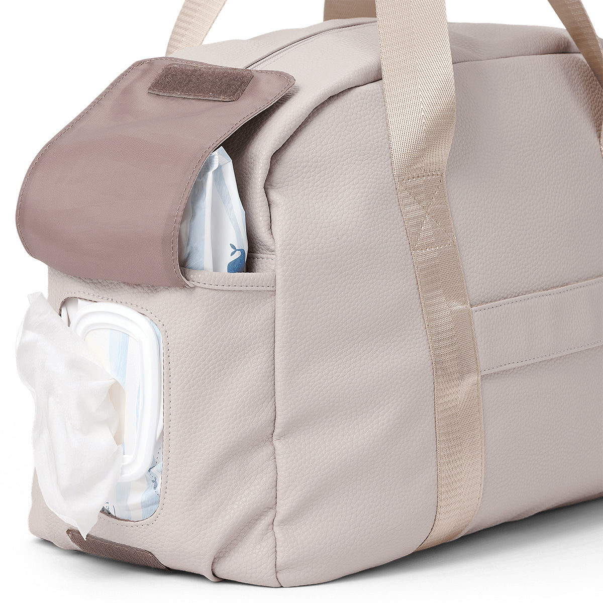 Stone Pebble Pretty Brave Stella Diaper Bag