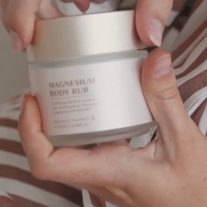 Ease the muscles with the Pure Mama Magnesium Body Rub.
