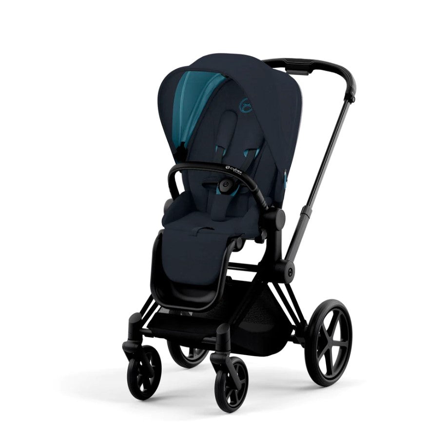 Priam Pram 2022. Matt Black + Midnight Blue Plus by Cybex:image,small_image,thumbnail,swatch_image