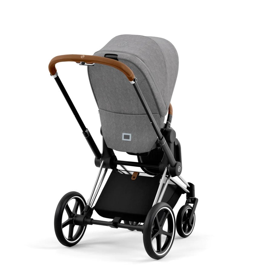 Priam Pram 2022. Rose Gold + Manhattan Grey Plus