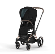Priam Pram 2022. Rose Gold + Stardust Black Plus :image,small_image,thumbnail,swatch_image
