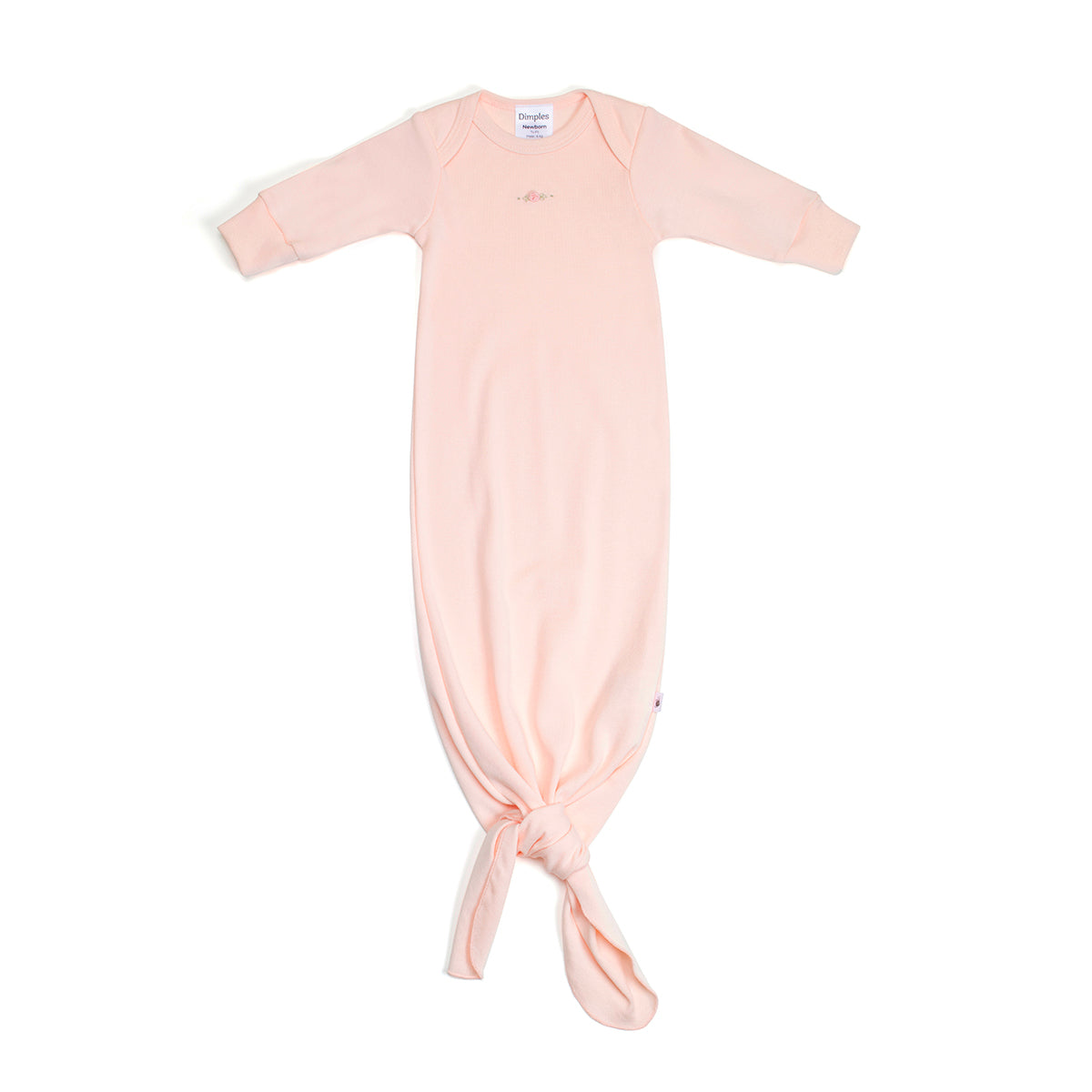 Dimples Summer 2022/23 collection pastel skies cotton gown in pink rose:image,small_image,thumbnail