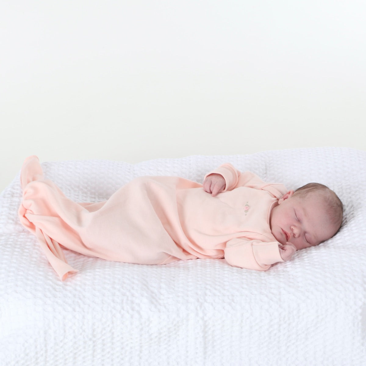 Dimples Summer 2022/23 collection pastel skies cotton gown in pink rose